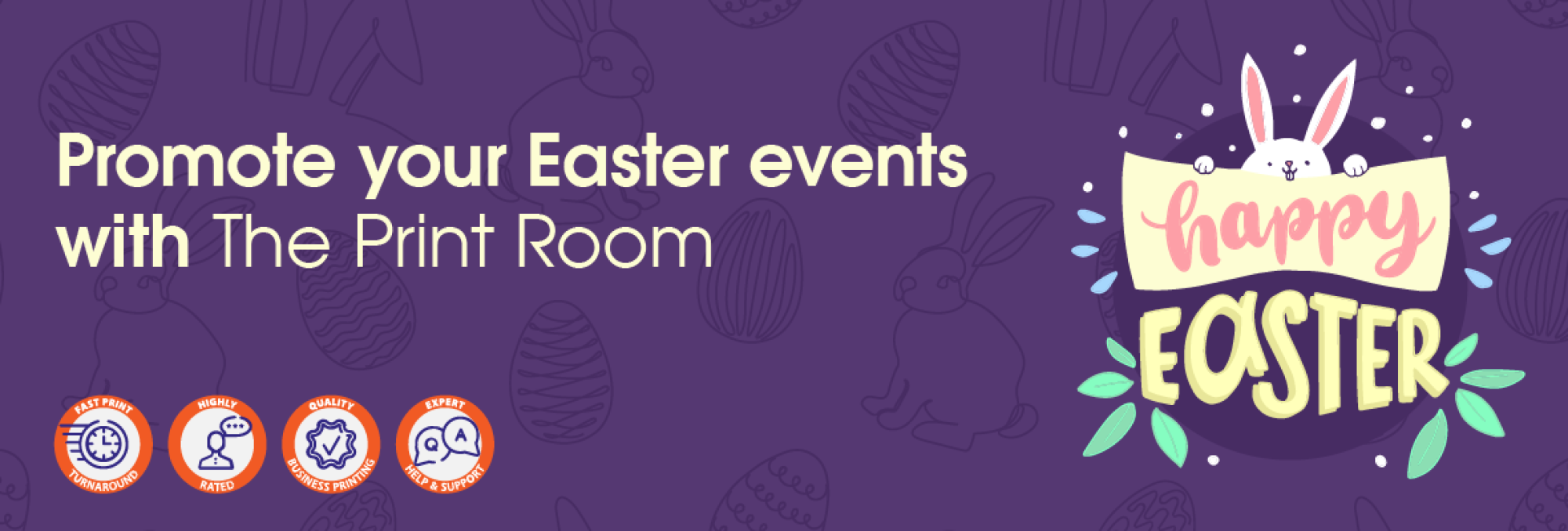 Promote your Easter events with The Print Room, Bolton