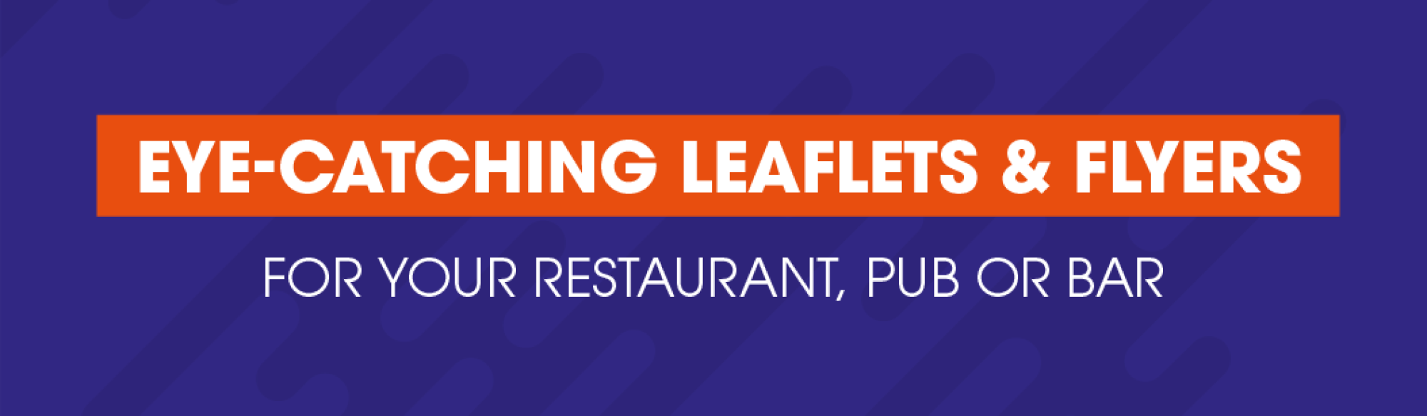 🍻Put your restaurant, pub or bar in the spotlight this summer with eye-catching leaflets & flyers