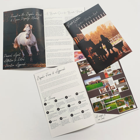 Printed corporate brochures for Bespoke Negotiation by The Print Room, Bolton